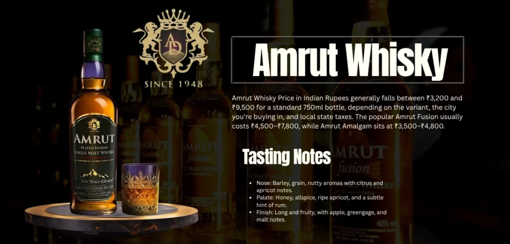 Amrut Whisky Price in Indian Rupees