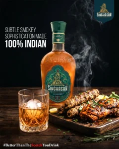 Singhasan Whisky Price in India
