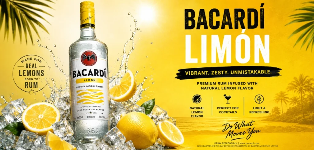 Bacardi Limon 375ml Price in Kolkata