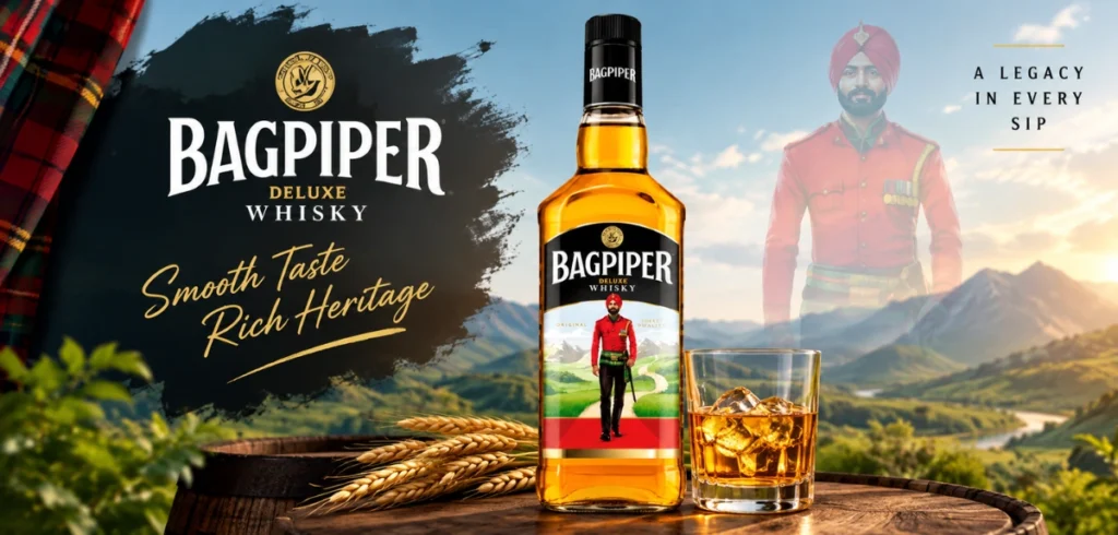 Bagpiper Whisky 750ML Price