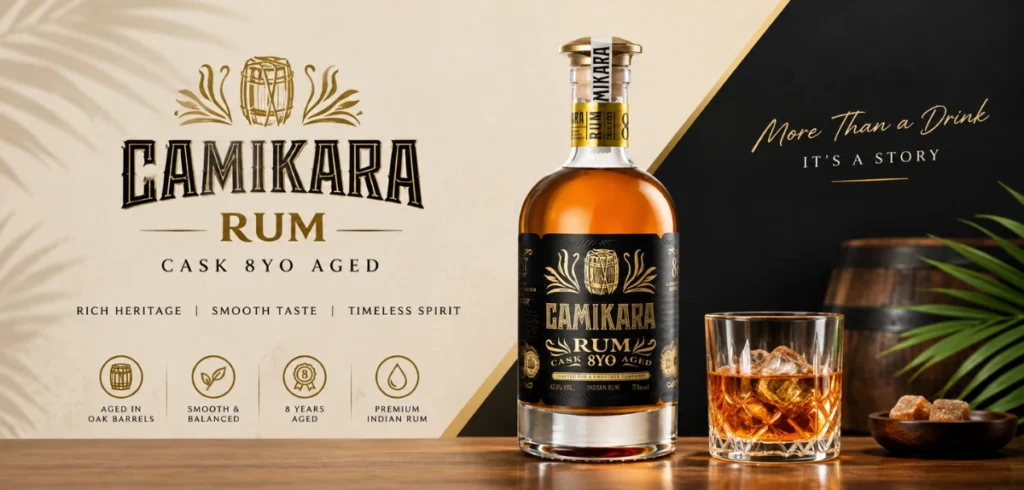 Camikara Rum Price in India