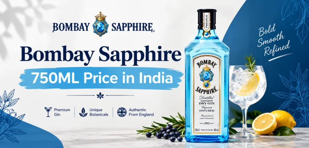 Bombay Sapphire 750ML Price in India